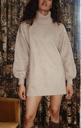 Chester Sweater Dress ~ Oatmeal Knit