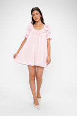 Toulouse Dress ~ Pink Eyelet