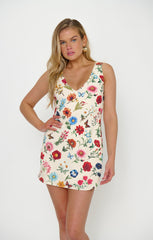 Emily Mini Dress ~ French Floral