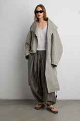 OVERSIZED OPEN FRONT COAT