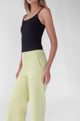 REGULAR LENGTH TWILL WIDE LEG PANT