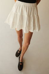 MINI TIERED SKIRT