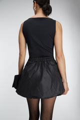 MINI BUBBLE HEM SKIRT
