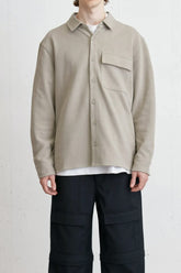 KNIT BUTTON UP SHIRT