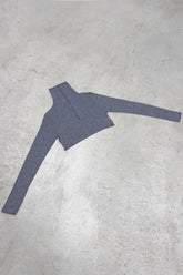 CROPPED TURTLENECK TOP