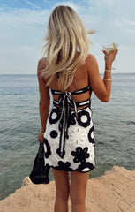 Happy Halter Mini Dress ~ Toasted Coconut Crochet