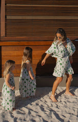 Hadley Mini Dress ~ Coastal Collage