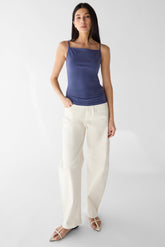 HIGH NECKLINE TANK TOP