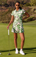Clubhouse Dress ~ Pink Palms
