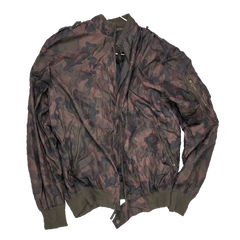 Alpha Industries Camo Lightweight Bomber Jacket - 2XLarge - Army & Outdoors - Flight Jackets