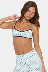 Soft Active Low-Impact Sports Bra in Mint Chip