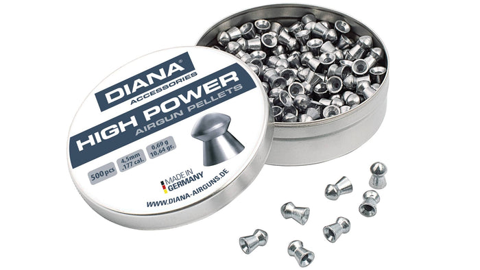 Diana High Power Hagl, 400 Stk, 4,5mm(.177) Diana