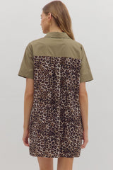 Hayes Leopard Mini Dress