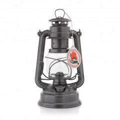 Feuerhand Hurricane Lanterne, Sparkling Iron, vejrbestandig olielampe.