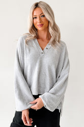 Perfect Patience Oversized Papermoon Sweater Hoodie (Blue)