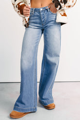 Ramon Wide Leg Jemina Denim Jeans (Medium)
