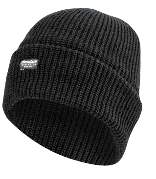 Mil-Tec Thinsulate Strik Hue, Sort Miltec