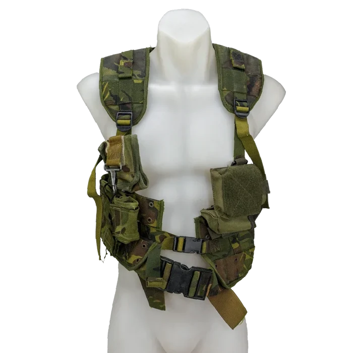 Modified Dutch DPM M93 Combat Vest - Large - Film Production Used - Combat Vests & Rigs