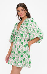 Hadley Mini Dress ~ Coastal Collage