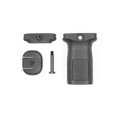 PTS EPF2-S vertikalt greb, sort, monteret på en airsoft pistol.