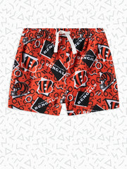 The Bengals Game Day Fit (Toddler Swim Trunk) - Image 1 - Chubbies Shorts