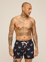 The Cockadoodle Doozies 5.5" (Classic Lined Swim Trunk) - Image 4 - Chubbies Shorts
