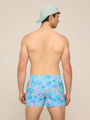 The Flock Parties 4" (Classic Lined Swim Trunk) - Image 2 - Chubbies Shorts