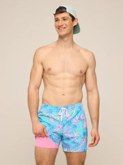 The Flock Parties 5.5" (Classic Lined Swim Trunk) - Image 1 - Chubbies Shorts