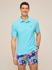 The Frozen Lake (Textured Performance Polo) - Image 1 - Chubbies Shorts