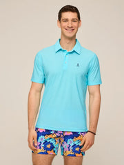The Frozen Lake (Textured Performance Polo) - Image 4 - Chubbies Shorts