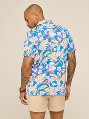 The Garden Glow (Range Polo)- Powder Blues - Image 2 - Chubbies Shorts