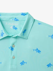 The I Feel It In My Bones (Performance Polo)- Green - Image 2 - Chubbies Shorts