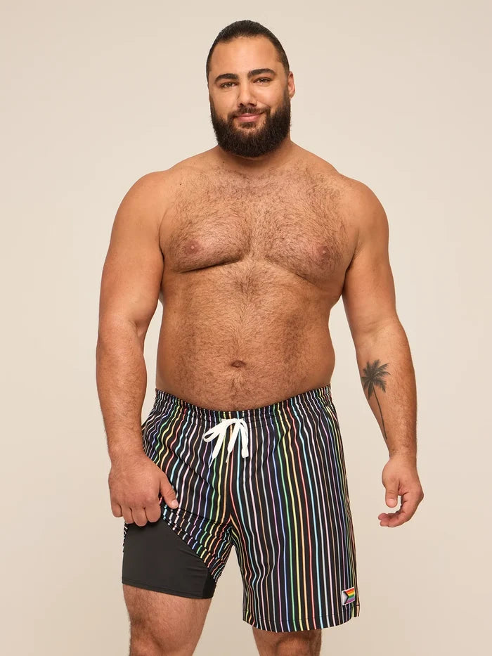The Luminous Identity 7" (Classic Lined Swim Trunk) - Image 1 - Chubbies Shorts