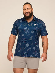 The Rockets Rad Glare (Performance Polo) - Image 1 - Chubbies Shorts