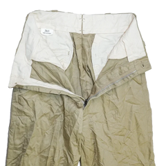 US Army 1960s Khaki Chino Trousers - 28x32, Small - US Army Surplus - Dress Trousers