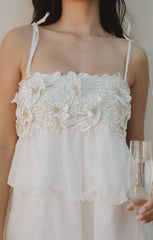 Gabriella Mini Dress ~ White Enchanted Embellishment