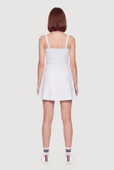 Solid Lined Cami Tennis Dress