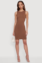 Sleeveless Bodycon Mini Dress