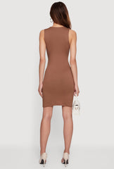 Sleeveless Bodycon Mini Dress