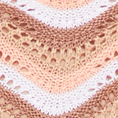 Chevron Crochet Tie Strap Mini Dress