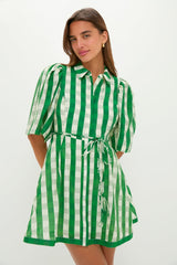 Green Gingham Cindy Mini Dress