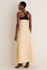 Buttercream Row Row Row Your Buttons Dress