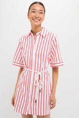 Red Stripe Maddie Mini Dress