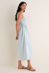 Blue and Red Gingham Cosima Nap Dress