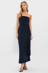 Midnight June Strapless Maxi Dress