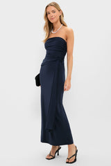 Midnight June Strapless Maxi Dress