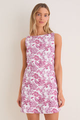 Rosewood Floral Leo Mini Dress