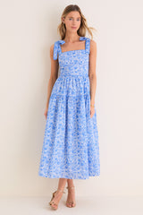 Chinoiserie Floral Julie Maxi Dress
