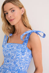 Chinoiserie Floral Julie Maxi Dress