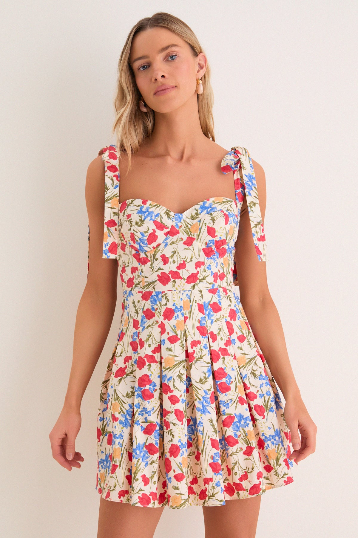 Poppy Fields Floral Jenna Mini Dress